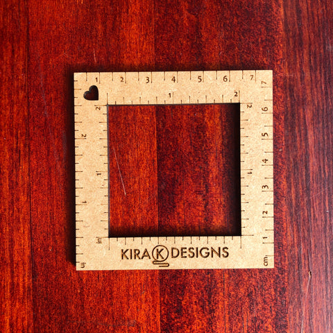2" Square Gauge Ruler