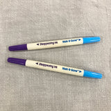 Dual purpose marking pen