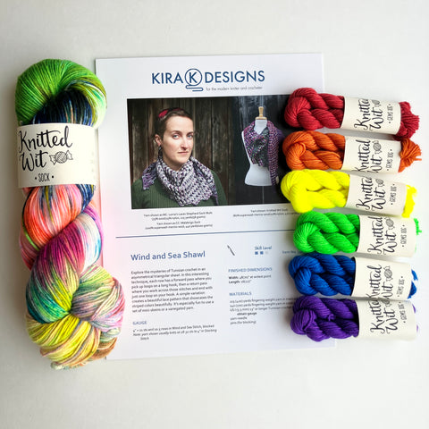 Wind and Sea Shawl Kit