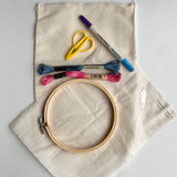 Visible Mending supplies