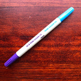 Dual purpose marking pen