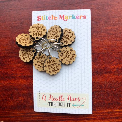 M1R and M1L Stitch Marker Set