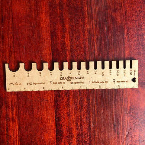 Crochet Gauge Ruler