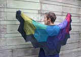 Prismatic Honeycomb Shawl pattern PDF