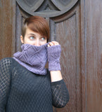 Interlaced Cowl and Mitts kit