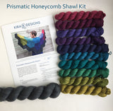 Prismatic Honeycomb Shawl kit